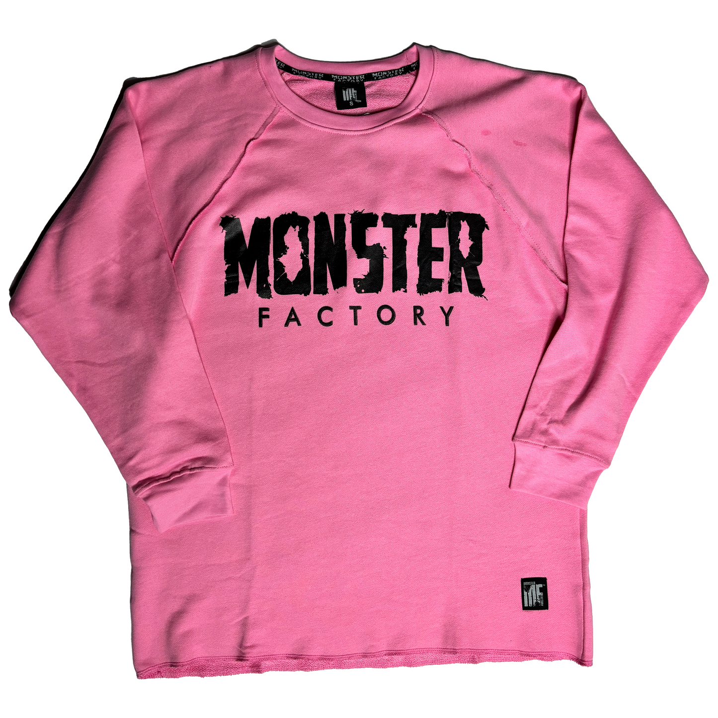 Oversized pink Longsleeve ragtop