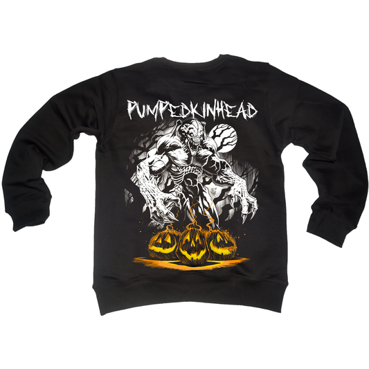 Pumpedkin head sweatshirt