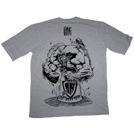 100% Intensity Grey oversized tee