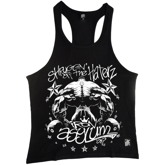 Shruggin off the Haterz vest