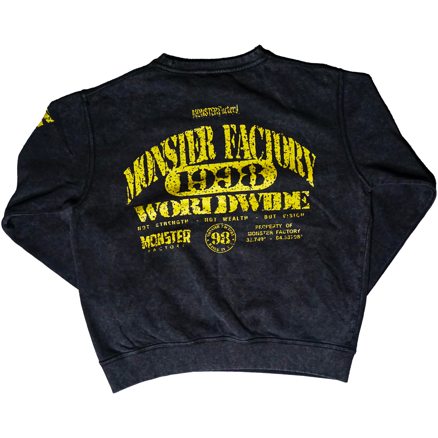 Dystopia | Oversized stone washed sweatshirt