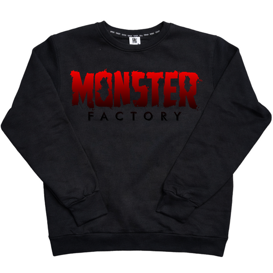 Red Ombre logo on Black Sweatshirt