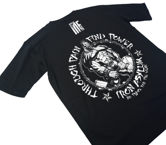 Through pain find power oversized T-Shirt