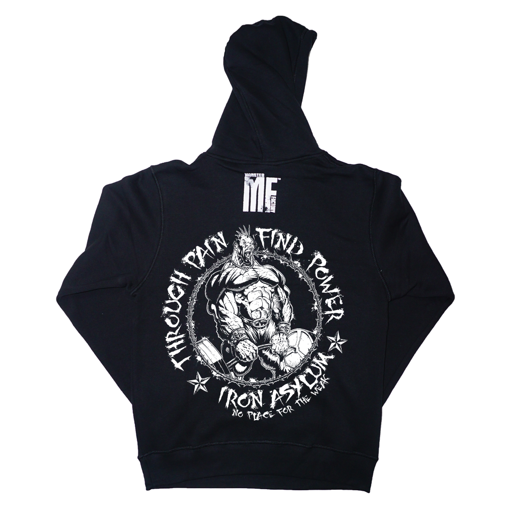 Through pain find power hoodie