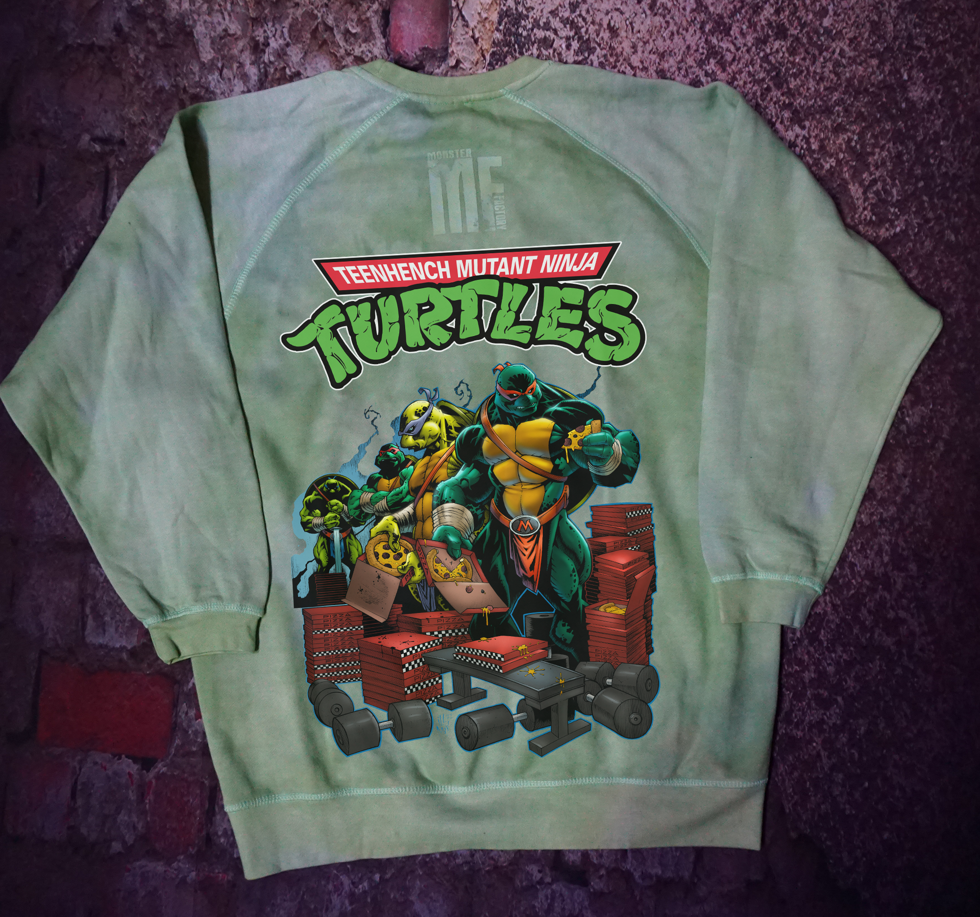 Teenhench Ninja Turtles Oversized Sweatshirt Monster Factory