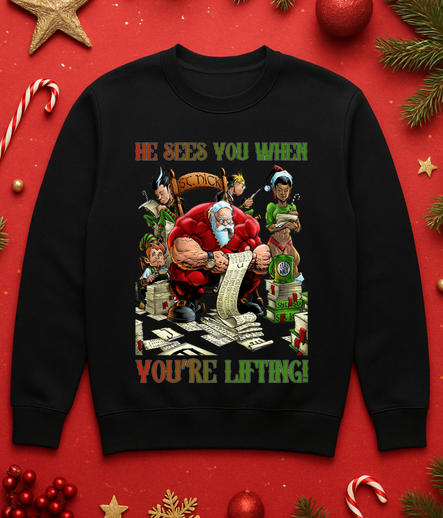 Monster Factory Naughty List sweatshirt