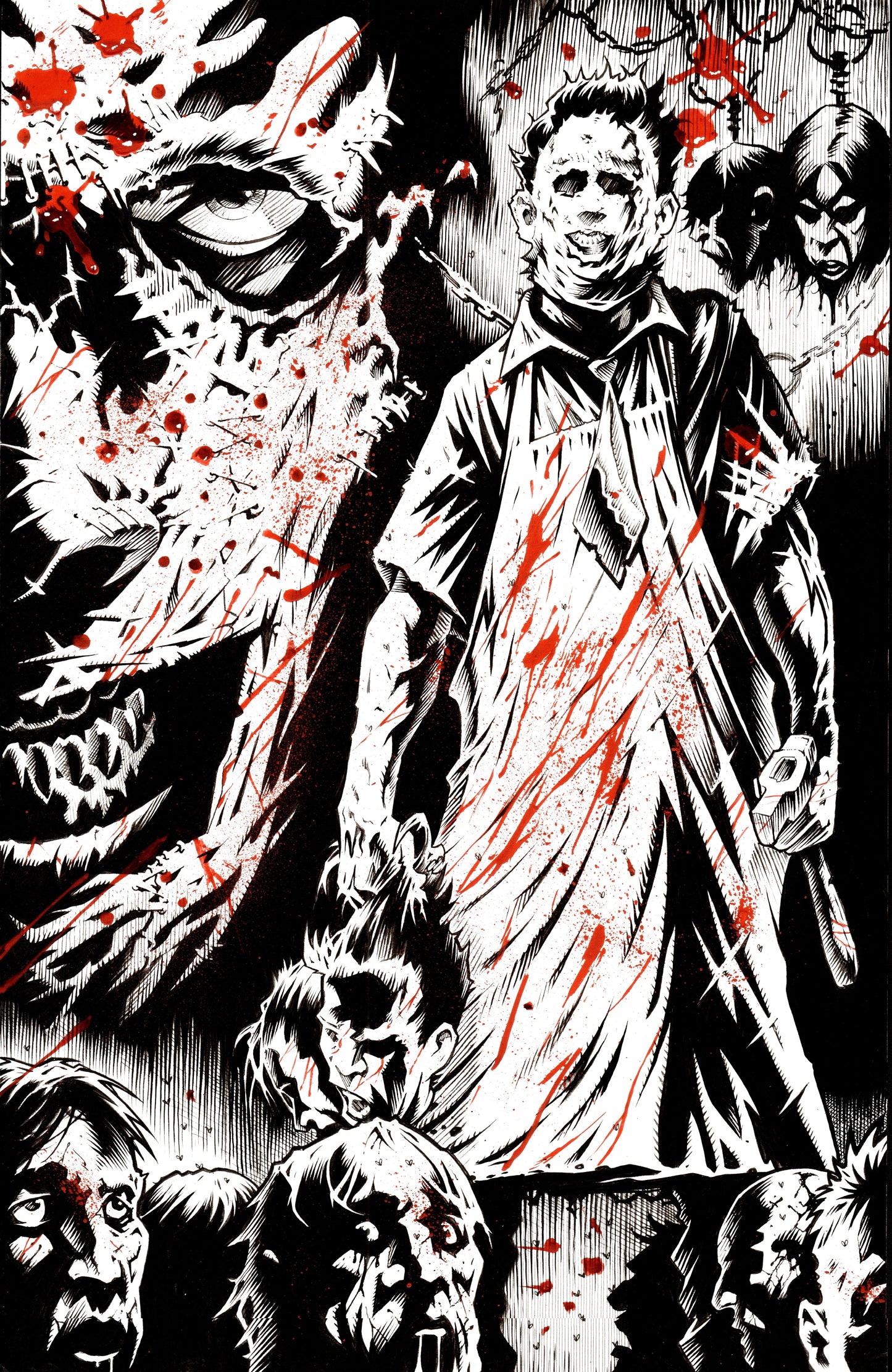 Monster Factory Horror posters A3