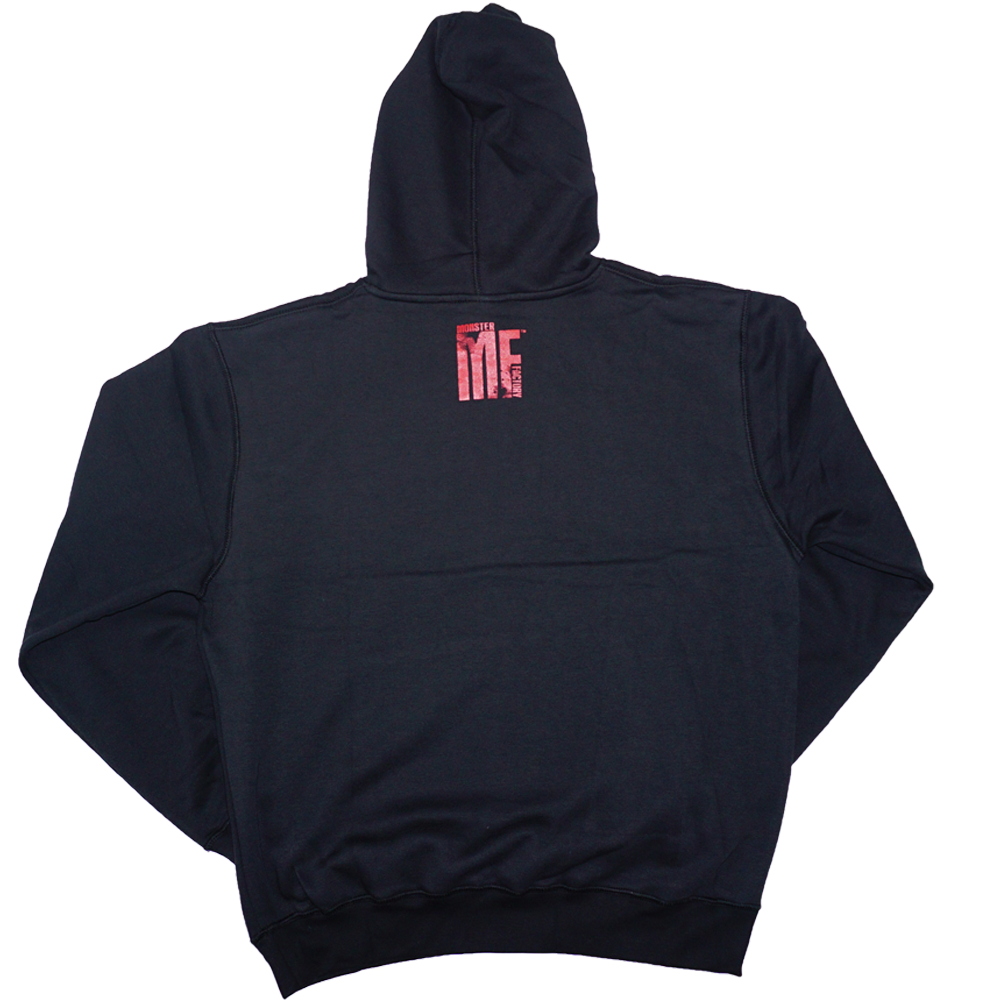 Red on Black hoodie