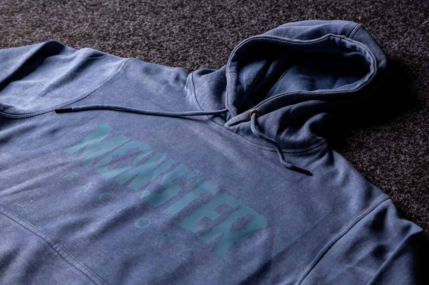 Blue Acid washed hoodie